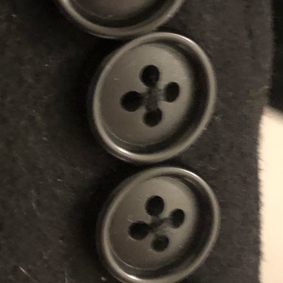 Men’s Joseph A Bank Topcoat Black Gently Used may be Twill Wool - Picture 4 of 8